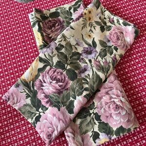 Vintage Accessories / Curtains/ Valance (2) size 16 By 56 inches